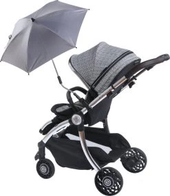 Titaniumbaby Parasol Met Universele Klem UV 50+ Protectie - Black -Baby Comfort Outlet Winkel 1037x1200 5