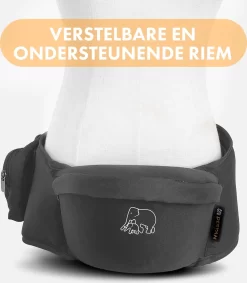 Deryan Pack Basic Luxe Heupdrager - Baby En Peuter Heupzitje - Draagzak Grijs -Baby Comfort Outlet Winkel 1049x1200 4