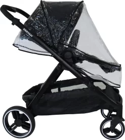 Deryan Evy Buggy Regenhoes - Transparant Regenscherm Voor Kinderwagen - Regenkap