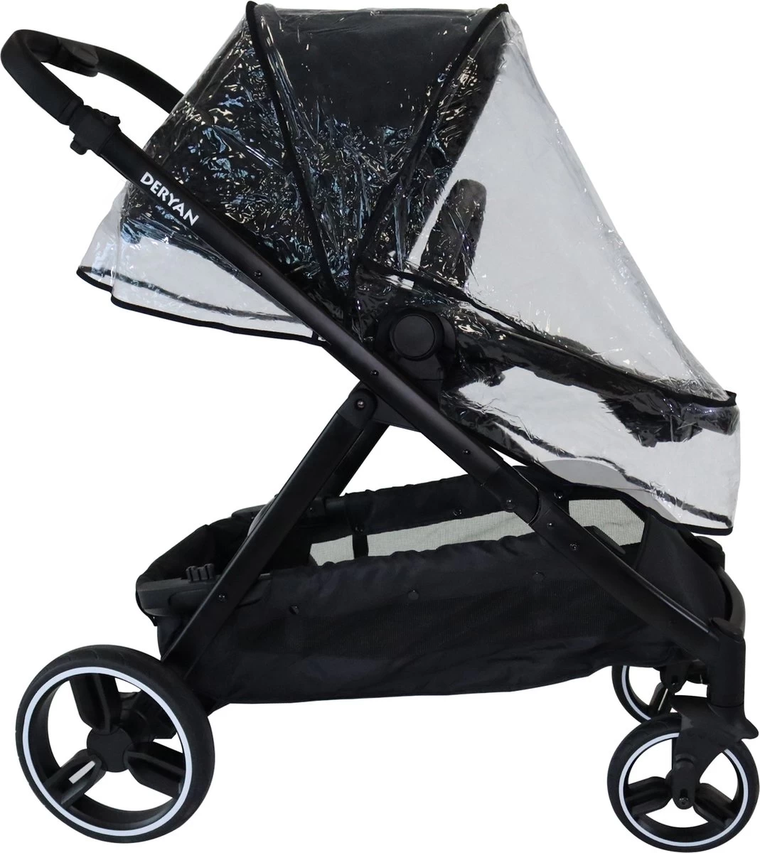 Deryan Evy Buggy Regenhoes - Transparant Regenscherm Voor Kinderwagen - Regenkap 1 Deryan Evy Buggy Regenhoes - Transparant Regenscherm Voor Kinderwagen - Regenkap