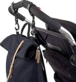 LÄSSIG Luiertas Rolltop Backpack Rugzak Incl Verschoningsmatje - Nacht Blauw 13 LÄSSIG Luiertas Rolltop Backpack Rugzak Incl Verschoningsmatje - Nacht Blauw -Baby Comfort Outlet Winkel 1119x1200