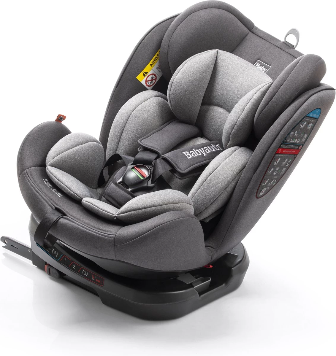 Babyauto Biro D FIX Black/grey Group 0+ 1 2 3 - 0-36 Kg - Isofix 2 Babyauto Biro D FIX Black/grey Group 0+ 1 2 3 - 0-36 Kg - Isofix - Afbeelding 2