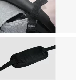 3 In 1 Kinderwagen Tas Universele Wandelwagen | Luiertas Draagtas Reistas Met Fles En Bekerhouder | - Zwart 14 3 In 1 Kinderwagen Tas Universele Wandelwagen | Luiertas Draagtas Reistas Met Fles En Bekerhouder | - Zwart -Baby Comfort Outlet Winkel 1133x1200 3