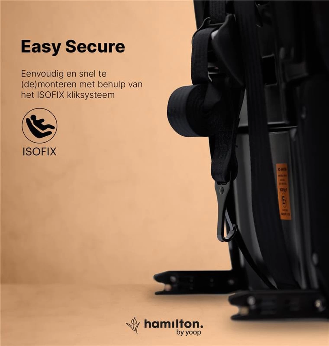 Hamilton By Yoop Cabrio Premium Opvouwbare Autostoel – Veilig, Comfortabel En Lichtgewicht Autozitje – Groep I, II, III Autostoeltje Voor 9 Maanden Tot 12 Jaar – Neon Oranje – ISOFIX Kliksysteem - 1e Opvouwbare Autostoel Ter Wereld 6 Hamilton By Yoop Cabrio Premium Opvouwbare Autostoel – Veilig, Comfortabel En Lichtgewicht Autozitje – Groep I, II, III Autostoeltje Voor 9 Maanden Tot 12 Jaar – Neon Oranje – ISOFIX Kliksysteem - 1e Opvouwbare Autostoel Ter Wereld - Afbeelding 6