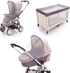 Universele Klamboe – Muggen- & Insectengaas Babybed – Muskieten En Muggennet – Voor Ledikant Kinderwagen Campingbedje – Wit -Baby Comfort Outlet Winkel 1156x1200 3