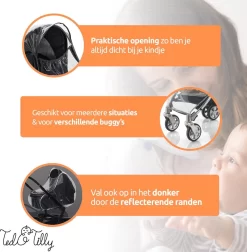 Universele Regenhoes Kinderwagen Met Kijkvenster – Buggy Hoes Universeel – Tegen Regen En Miezer Buggy – Doorzichtig -Baby Comfort Outlet Winkel 1177x1200 2