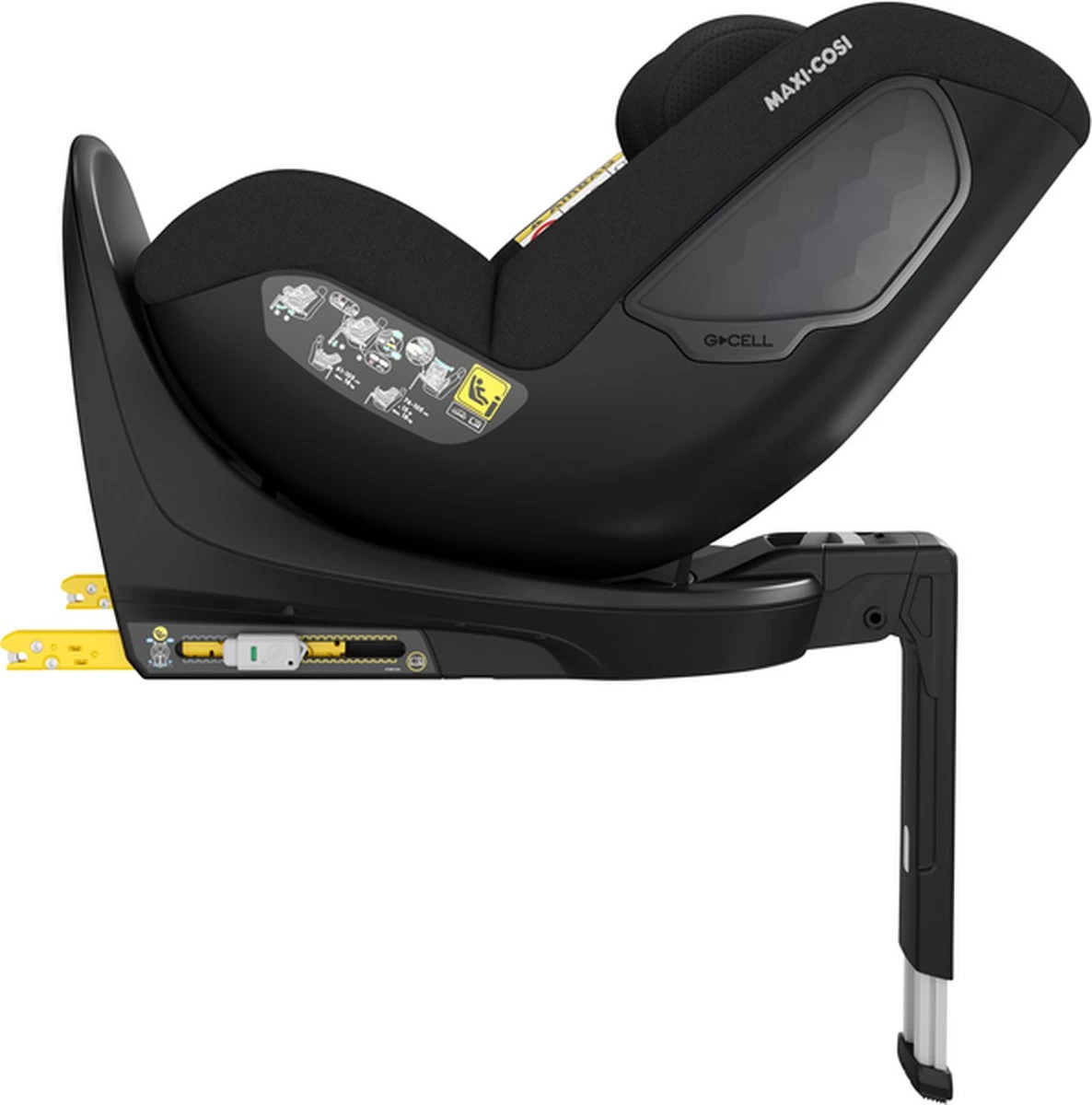 Maxi-Cosi Mica Eco I-Size Autostoeltje - 360° Draaibaar - Gerecyclede Stoffen - Authentic Black 8 Maxi-Cosi Mica Eco I-Size Autostoeltje - 360° Draaibaar - Gerecyclede Stoffen - Authentic Black - Afbeelding 8