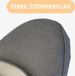 Deryan Pack Basic Luxe Heupdrager - Baby En Peuter Heupzitje - Draagzak Grijs -Baby Comfort Outlet Winkel 1187x1200 5