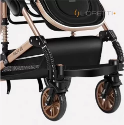 Merkloos Lioretti® Luxe Baby Buggy 3 In 1 | Baby Wagen | Kinderwagen Met Stoel En Wieg | Inklapbaar | Hoge Kwaliteit | Combi | Zwart -Baby Comfort Outlet Winkel 1192x1200 2