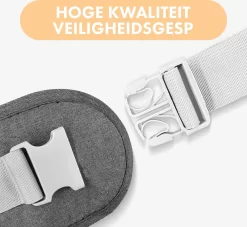Deryan Pack Basic Luxe Heupdrager - Baby En Peuter Heupzitje - Draagzak Grijs -Baby Comfort Outlet Winkel 1200x1103 1