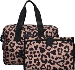 Kidzroom Gorgeous Luiertas - Bruin - Ophanglussen Kinderwagen - Verschoonmatje - Verstelbare Schouderband