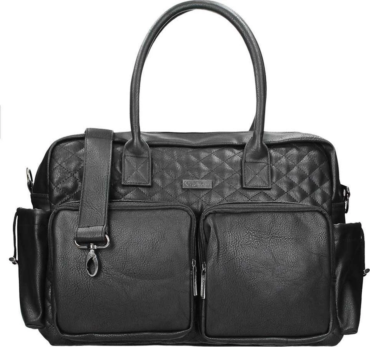 Kidzroom Vision Of Love Luiertas - Zwart - Verschoonmatje - Verstelbare Schouderband 12 Kidzroom Vision Of Love Luiertas - Zwart - Verschoonmatje - Verstelbare Schouderband - Afbeelding 12