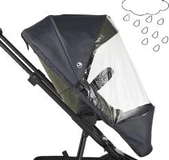 Easywalker Harvey 3 / Harvey³ Voordeelset Bestaande Uit Kinderwagen, Reiswieg, Voetenzak, Regenhoes Voor Zitting En Reiswieg, Hoes Voor De Reiswiegmatras - Kleur Fossil Grey -Baby Comfort Outlet Winkel 1200x1131 1