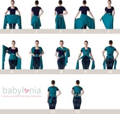 Babylonia - Tricot-Slen Organic - Draagdoek Baby - Silver Blue -Baby Comfort Outlet Winkel 1200x1135 4