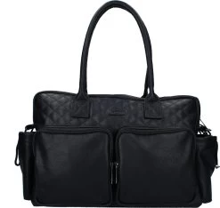 Kidzroom Vision Of Love Luiertas - Zwart - Verschoonmatje - Verstelbare Schouderband -Baby Comfort Outlet Winkel 1200x1137