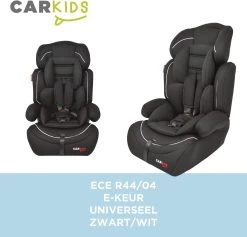 Carkids Verstelbaar Kinderautostoeltje Zwart En Wit | Kinderautostoel Groep 1-2-3 | Kinderen Van 9 Maanden-12 Jaar | 9-36 Kg -Baby Comfort Outlet Winkel 1200x1152 10
