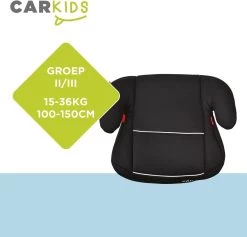 Carkids Auto Zitverhoger Zwart En Wit | Autostoel Groep 2-3 | Kinderen Van 3,5-12 Jaar | 15-36 Kg 12 Carkids Auto Zitverhoger Zwart En Wit | Autostoel Groep 2-3 | Kinderen Van 3,5-12 Jaar | 15-36 Kg -Baby Comfort Outlet Winkel 1200x1152 15