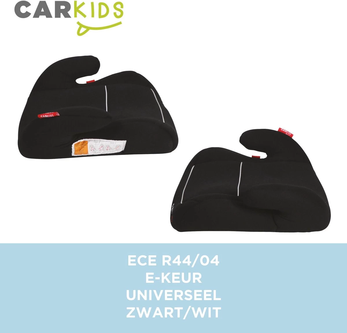 Carkids Auto Zitverhoger Zwart En Wit | Autostoel Groep 2-3 | Kinderen Van 3,5-12 Jaar | 15-36 Kg 7 Carkids Auto Zitverhoger Zwart En Wit | Autostoel Groep 2-3 | Kinderen Van 3,5-12 Jaar | 15-36 Kg - Afbeelding 7
