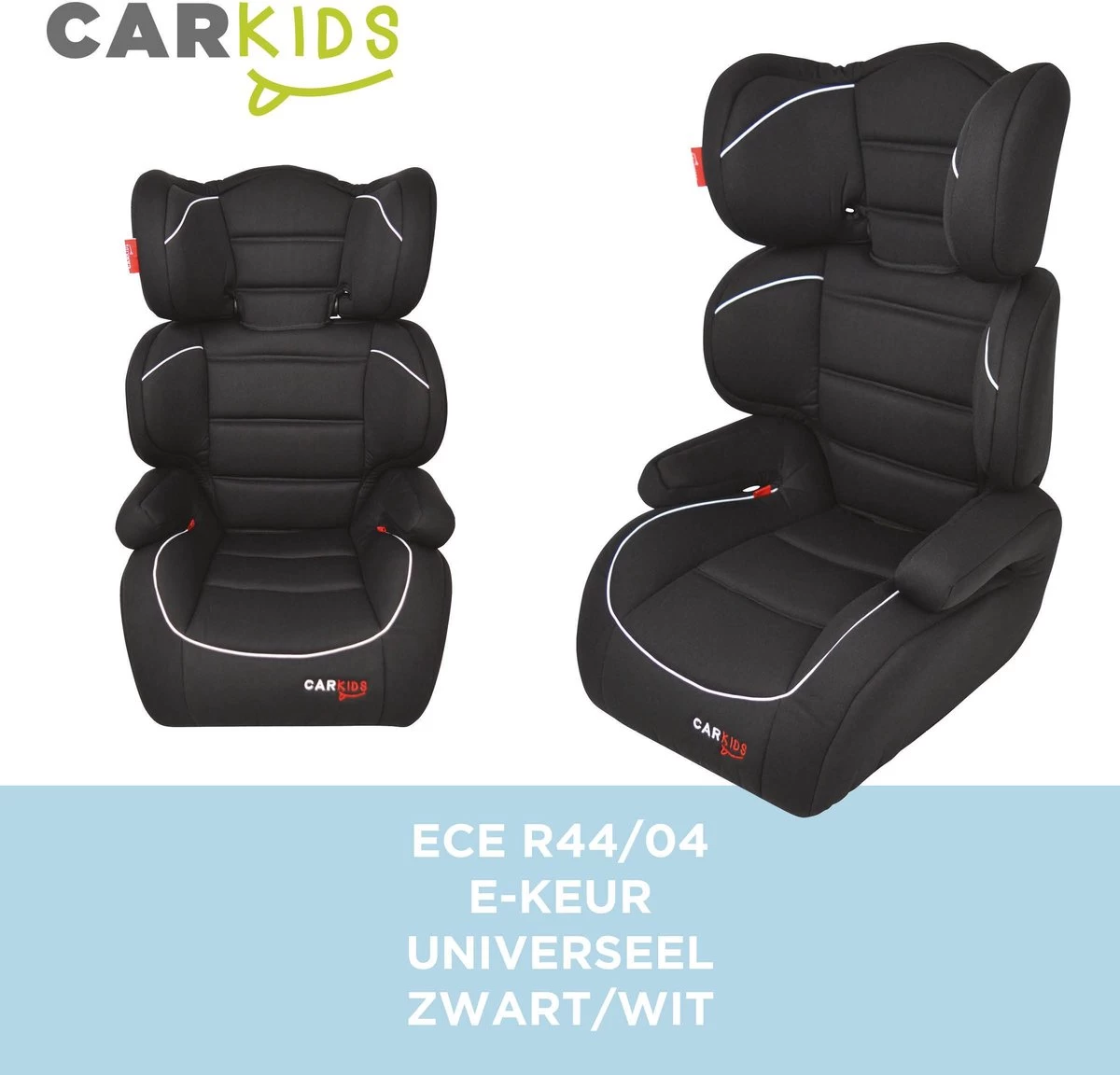 Carkids Verstelbaar Kinderautostoeltje Zwart En Wit | Kinderautostoel Groep 2-3 | Kinderen Van 3,5-12 Jaar | 15-36 Kg 5 Carkids Verstelbaar Kinderautostoeltje Zwart En Wit | Kinderautostoel Groep 2-3 | Kinderen Van 3,5-12 Jaar | 15-36 Kg - Afbeelding 5