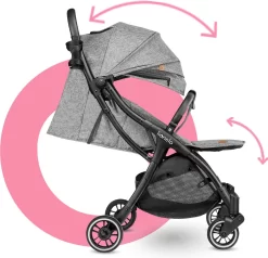 Lionelo Buggy Julie One - Kinderwagen Premium - Automatisch Opvouwen - Wandelwagen Tot 22 Kg - Comfortabele Zitje -Baby Comfort Outlet Winkel 1200x1156 1