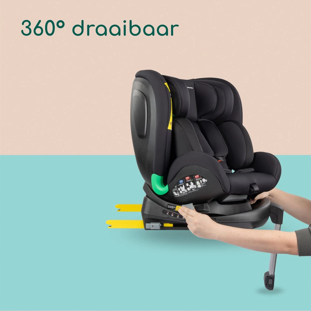 Bebeconfort EvolveFix Plus I-Size - Autostoel - Black Mist - Vanaf De Geboorte Tot 12 Jaar 10 Bebeconfort EvolveFix Plus I-Size - Autostoel - Black Mist - Vanaf De Geboorte Tot 12 Jaar - Afbeelding 10