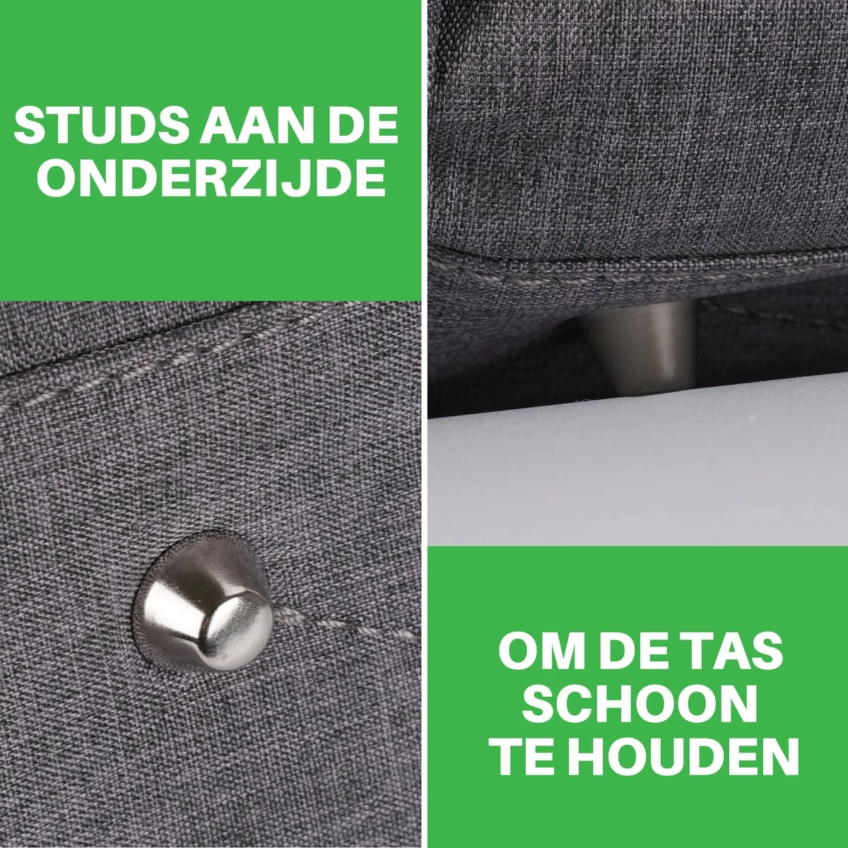 Brisby Slijtvaste Luiertas - Verzorgingstas Groot - Grijs - Inclusief Verschoonmatje - Isoleervakken - Fopspeen Houder - Makkelijk Te Bevestigen Aan De Kinderwagen 3 Brisby Slijtvaste Luiertas - Verzorgingstas Groot - Grijs - Inclusief Verschoonmatje - Isoleervakken - Fopspeen Houder - Makkelijk Te Bevestigen Aan De Kinderwagen - Afbeelding 3