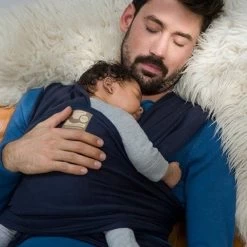 Babylonia - Tricot-Slen Organic - Draagdoek Baby - Silver Blue -Baby Comfort Outlet Winkel 1200x1200 1140