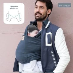 Babylonia Draagdoek - Tricot-Slen - Jeansblauw -Baby Comfort Outlet Winkel 1200x1200 1208