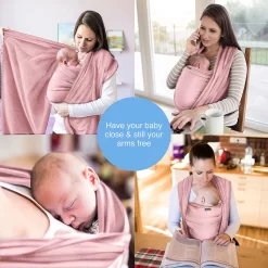 Makimaja Baby Sling - Roze - Hoge Kwaliteit 100% Natuurlijk Katoen Baby Sling - Baby Sling Pasgeborene En Baby's Tot 15 Kg - Plus Inclusief: Baby Slabbetje 8 Makimaja Baby Sling - Roze - Hoge Kwaliteit 100% Natuurlijk Katoen Baby Sling - Baby Sling Pasgeborene En Baby's Tot 15 Kg - Plus Inclusief: Baby Slabbetje -Baby Comfort Outlet Winkel 1200x1200 1223