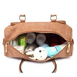 Miss Lulu Luier- En Verzorgingstas – Luiertas Set – Afneembare Draagtas - Duurzaam En Stijlvol – Bruin - Premium Kwaliteit- Grote Capaciteit - Unisex/Jongens/Meisjes (LT6638 BN) -Baby Comfort Outlet Winkel 1200x1200 172