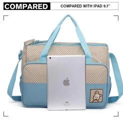 Miss Lulu Luiertas - 5-delige Verzorgingstas Set - Lichtblauw (9026 BE) -Baby Comfort Outlet Winkel 1200x1200 217