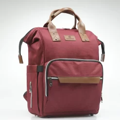 Periwinkle - Luiertassen - Waterproof Baby Verzorgingstas - Baby Rugzak - Luiertas - Verzorgingstas - Linnen - Bordeaux -Baby Comfort Outlet Winkel 1200x1200 219