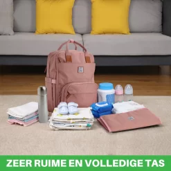 Brisby Slijtvaste Luiertas – Verzorgingstas – Met Buggymontage - Roze -Baby Comfort Outlet Winkel 1200x1200 316