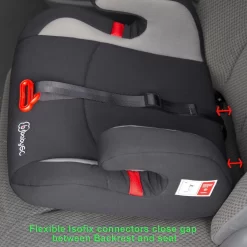 Babygo Bursa II Grijs Isofix Booster Zitverhoger 15-36 Kg 3561 -Baby Comfort Outlet Winkel 1200x1200 401