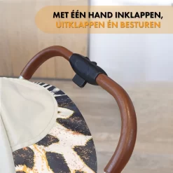 Deryan Luxe Rolo Luxe Lichtgewicht Buggy - Zoo Creme -Baby Comfort Outlet Winkel 1200x1200 541
