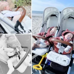Deryan Luxe Rolo X2 Dubbele Buggy - Duo Buggy - Creme -Baby Comfort Outlet Winkel 1200x1200 564