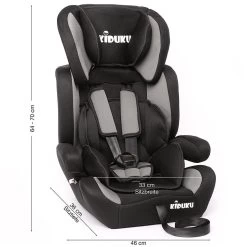 Kiduku Autostoeltje - Kinderstoel - Zwart/Grijs -Baby Comfort Outlet Winkel 1200x1200 61