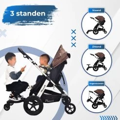 MESC Meerijdplankje Universeel Voor Buggy En Kinderwagen - Meerijdplankje Met Zitje -Baby Comfort Outlet Winkel 1200x1200 691
