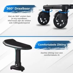 MESC Meerijdplankje Universeel Voor Buggy En Kinderwagen - Meerijdplankje Met Zitje -Baby Comfort Outlet Winkel 1200x1200 693
