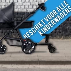 Merkloos Universeel Meerijdplankje Voor Kinderwagen – Inclusief Zitje – Verstelbaar Buggy Board -Baby Comfort Outlet Winkel 1200x1200 783