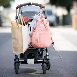 Jinius ® - Boodschappen Haak - Kinderwagen Tassenhaakjes - Haakjes Voor Tassen - Buggy Haakjes - Bruin - Set Van 2 -Baby Comfort Outlet Winkel 1200x1200 814