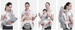 Ergonomische Draagzak Baby 15 In 1 - Draagdoek Tot 25 Kg - Baby Drager - Baby Carrier - Multifunctioneel - Grijs -Baby Comfort Outlet Winkel 1200x483 1