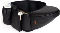 EVE Kids Heupdrager - Baby En Peuter - Heupzitje - Draagzak - Zwart Leer