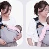 Merkloos Draagzak - Baby Draagzak - Zak - Grijs - Multifunctioneel - Ergonomisch - Baby - Dreumes - Peuter - Wrap - Travel Size - Tot 48 Maanden