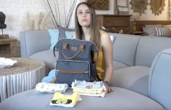 Periwinkle - Luiertassen - Waterproof Baby Verzorgingstas - Baby Rugzak - Luiertas - Verzorgingstas - Linnen - Bordeaux -Baby Comfort Outlet Winkel 1200x772 5