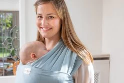 Babylonia - Tricot-Slen Organic - Draagdoek Baby - Silver Blue -Baby Comfort Outlet Winkel 1200x800 172