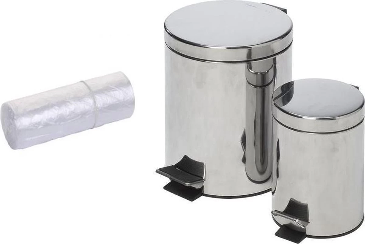 Merkloos Vuilniszakken 50 X 3 Liter | Klein, Doorzichtig Plastic | 27 X 30 Cm | Kleine Pedaalemmer Restafval Afval Zakjes 4 Merkloos Vuilniszakken 50 X 3 Liter | Klein, Doorzichtig Plastic | 27 X 30 Cm | Kleine Pedaalemmer Restafval Afval Zakjes - Afbeelding 4