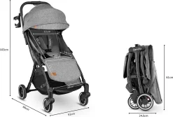 Lionelo Buggy Julie One - Kinderwagen Premium - Automatisch Opvouwen - Wandelwagen Tot 22 Kg - Comfortabele Zitje -Baby Comfort Outlet Winkel 1200x813