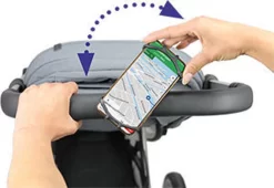 Dooky Telefoonhouder Smartphone Telefoon Houder 360* Rotatie Universeel Kinderwagen Fiets Zwart -Baby Comfort Outlet Winkel 1200x828 2