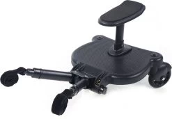 Merkloos Meerijdplankje - Kinderwagen - Buggy - KANT EN KLAAR - Al In Elkaar Gezet! - Met Zitje Voor Uw Kind - Zwart -Baby Comfort Outlet Winkel 1200x833